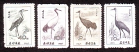 Korea - Nord  1965  4 Werte  **  Stelzenvögel