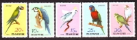 Korea - Nord  1975  5 Werte  **  Papageien