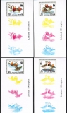 Korea - Nord  1987  4 Blöcke  **  Mandarinenenten  WWF