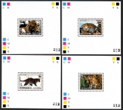 Korea - Nord  1998  4 Blöcke  **  A  Amur-Leopard  WWF