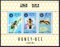 Korea - Nord  1979  3 Werte  **  KLB  Honigbienen