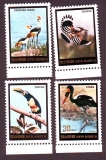 Korea - Nord  1984  4 Werte  **  Storch / Kranich / Wiedehopf