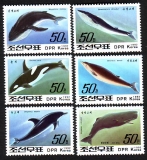 Korea - Nord  1992  6 Werte  **  Wale und Delphine