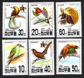 Korea - Nord  1993  6 Werte  **  Heimische Vögel