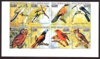 Madagaskar  1991  8 Werte  **  ZD  B  Vögel