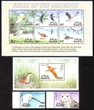 Preview: Malediven  2002  32 W. + 4 Bl.  **  Heimische Vögel
