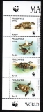 Malediven  1995  4 Werte  **  ZD  A  Karettschildkröte  WWF