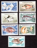 Mali  1960  7 Werte  **  Meeresfische  FM