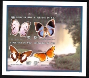 Mali  1996  4 Werte  **  KLB  B  Schmetterlinge