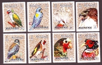 Manama  1972  8 Werte  **  Vögel