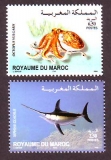 Marokko  2004  2 Werte  **  Oktobus / Schwertfisch