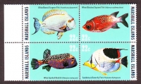 Marshall - Inseln  1985  4 Werte  **  ZD  Heimische Meeresfische