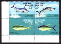 Marshall - Inseln  1986  4 Werte  **  ZD  Hochseefische