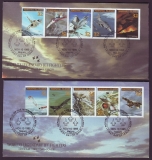 Preview: Marshall Inseln  1995  25 Werte auf 5 FDC  Kampfflugzeuge