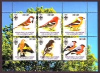 Mauretanien  2002  6 Werte  **  KLB  Singvögel