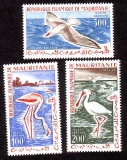 Mauretanien  1961  3 Werte  **  Heimische Vögel