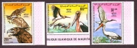 Mauretanien  1976  3 Werte  **  Adler / Storch