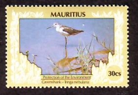 Mauritius  1990  2 Werte  **  Grünschenkel