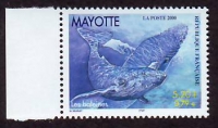 Mayotte  2000  1 Wert  **  Blauwal