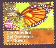 Mexiko  2012  1 Wert  **  Schmetterling