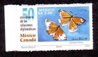 Mexiko  1994  1 Wert  **  Monarchfalter