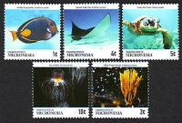 Mikronesien  2015  5 Werte  **  Meerestiere