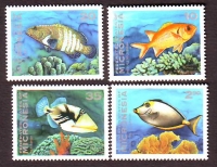 Mikronesien  1994  4 Werte  **  Meeresfische  FM 3