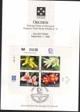 Mikronesien  1995  4 Werte auf 1 ETB  KLB  Orchideen
