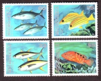 Mikronesien  1995  4 Werte  **  Meeresfische  FM 6