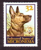 Mikronesien  1996  1 Wert  **  Polizeihund
