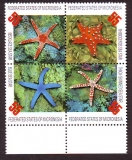 Mikronesien  1996  4 Werte  **  Seesterne  ZD