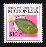Mikronesien  1998  1 Wert  **  Drückerfisch  FM