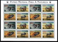 Mocambique  2000  16 Werte  **  KLB  A  Streifenknu  WWF