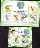 Mocambique  2011  6 W. + 1 Bl.  **  KLB  Quetzal