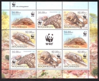 Mocambique  2013  8 Werte  **  KLB  Steppenschuppentier  WWF