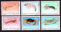 Mocambique  1981  6 Werte  **  Krebstiere