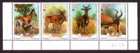 Mocambique  1991  4 Werte  **  ZD  Kuhantilope  WWF