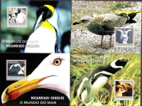 Preview: Mocambique  2002  25 Blöcke  **  Welt des Meeres