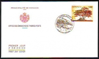 Monaco  1995  1 Wert auf  1 FDC  Ahorn