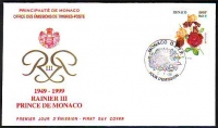 Monaco  1999  1 Wert auf  1 FDC  Iris
