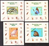 Preview: Mongolei  2001  20 Blöcke  **  geschnitten  Vögel / Flora / Tiere / Pilz