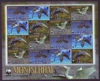 Montserrat  2010  16 Werte  **  KLB  Rötelreiher  WWF