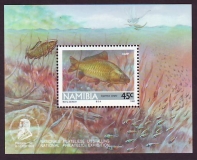 Namibia  1992  1 Block  **  Karpfen