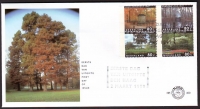 Niederlande  1999  4 Werte auf 1 FDC  Bäume