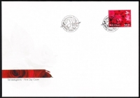 Norwegen  1998  1 Wert auf 1 FDC  Rosen