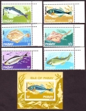 Pabay  1969  6 W. + 1 Bl.  **  Heimische Fische