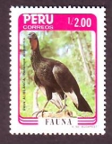 Peru  1986  1 Wert  **  Weißflügelhuhn