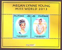 Philippinen  2013  1 Block  **  Miss World 2013