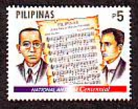 Philippinen  1999  1 Wert  **  Nationalhymmne