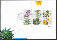 Portugal - Madeira  2000  6 Werte KLB auf 1 FDC  Lorbeerwälder